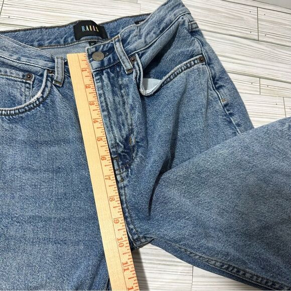RAILS HIGH RISE THE TOPANGA STRAIGHT LEG DENIM JEANS 25 - Picture 5 of 12